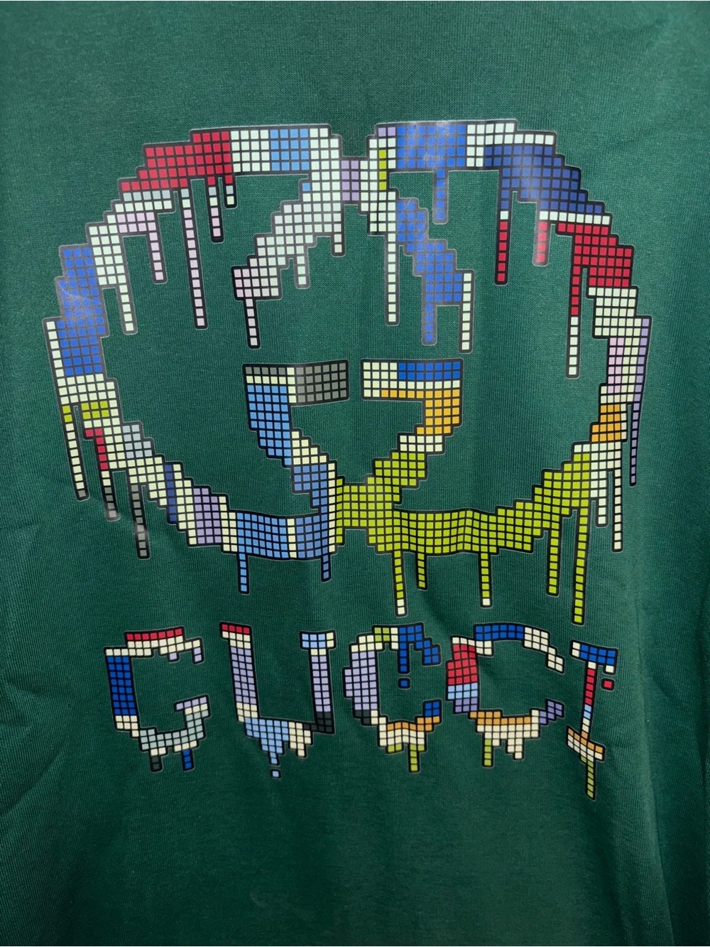 Brand New !! Men's Dark Green Logo Crewneck Sweater